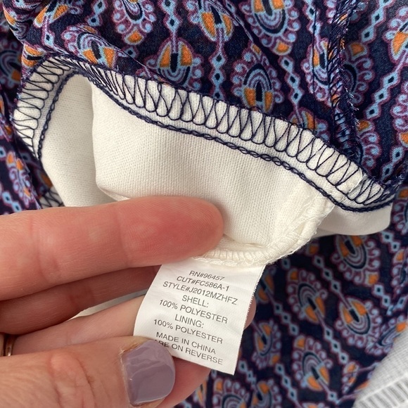 Eyeshadow Bohemian sleeveless tiered tunic. - Picture 10 of 14